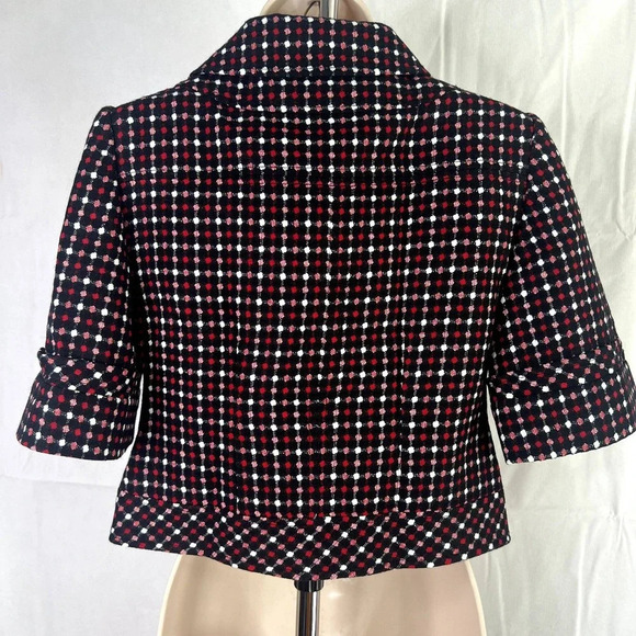 OBR Cropped Dotted Short Sleeve Blazer Women's Size XS - Picture 12 of 14